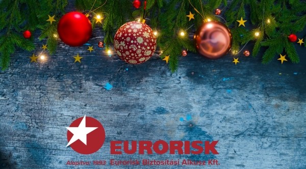 Boldog karácsonyt és boldog új évet kíván az Eurorisk Kft.!